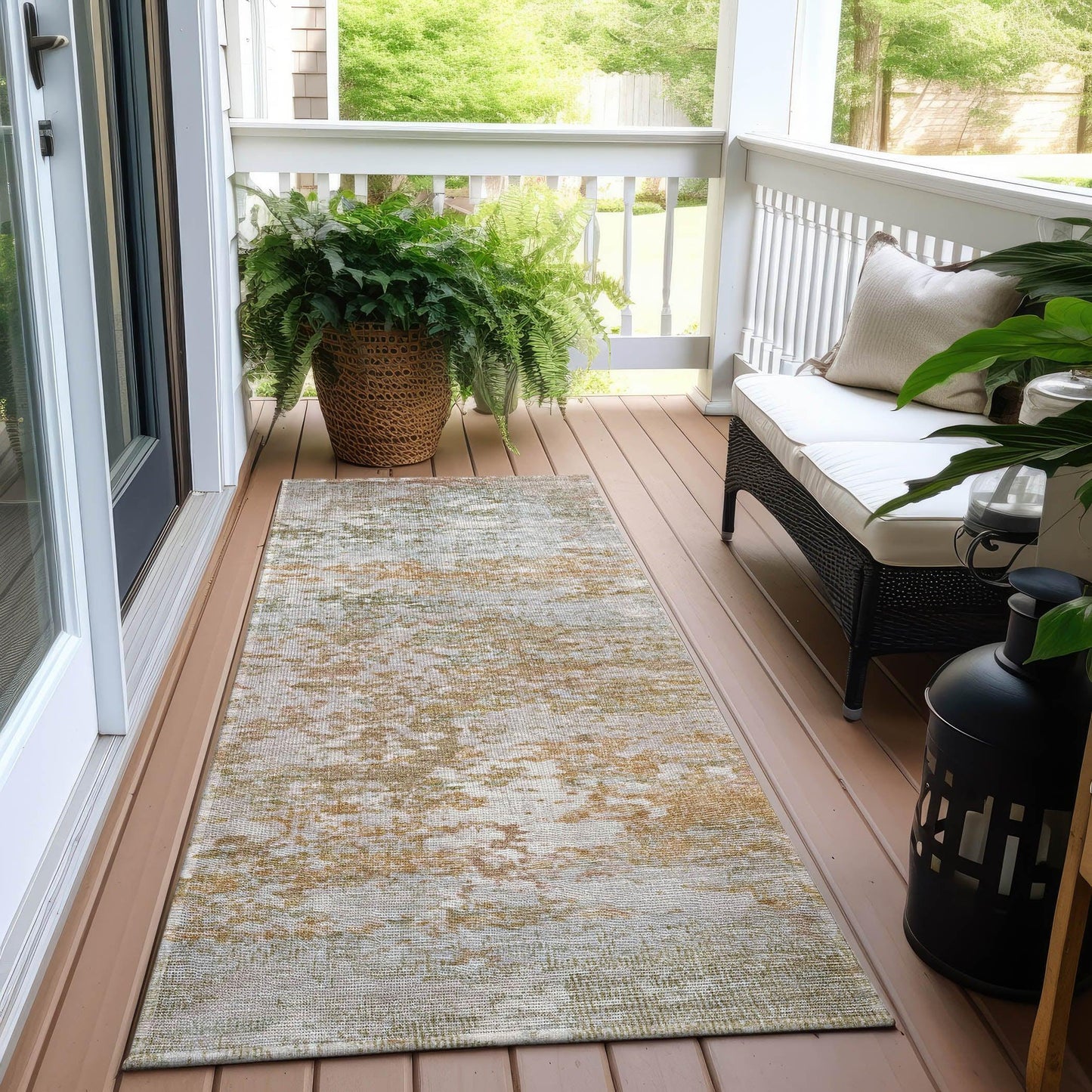 Addison Rugs Raeira Coral Washable Indoor-Outdoor Rug