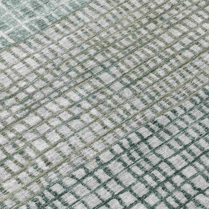 Addison Rugs Raeon Aqua Washable Indoor-Outdoor Rug