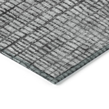Addison Rugs Raeon Gray Washable Indoor-Outdoor Rug
