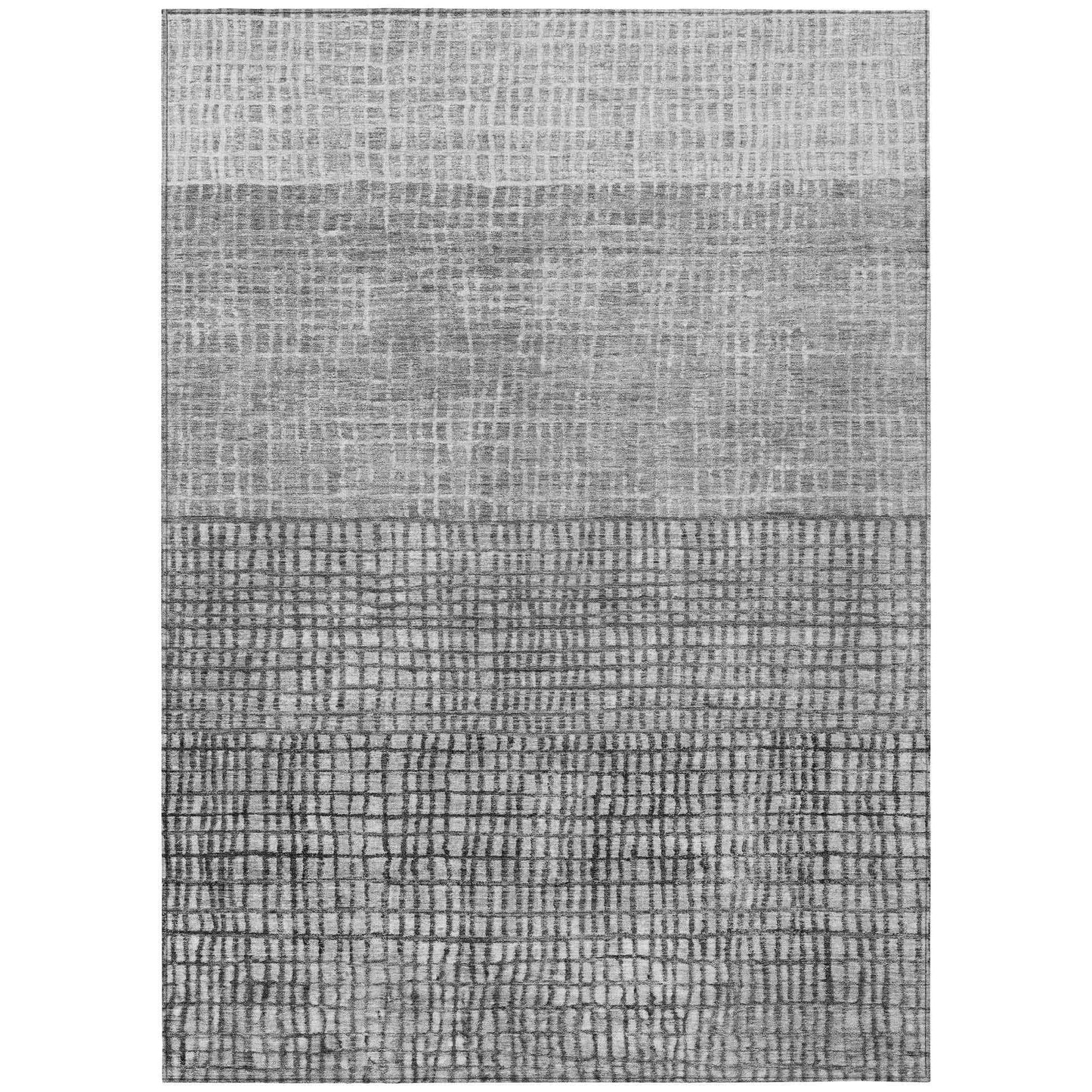 Addison Rugs Raeon Gray Washable Indoor-Outdoor Rug