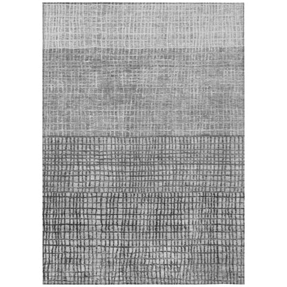 Addison Rugs Raeon Gray Washable Indoor-Outdoor Rug