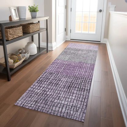 Addison Rugs Raeon Plum Washable Indoor-Outdoor Rug