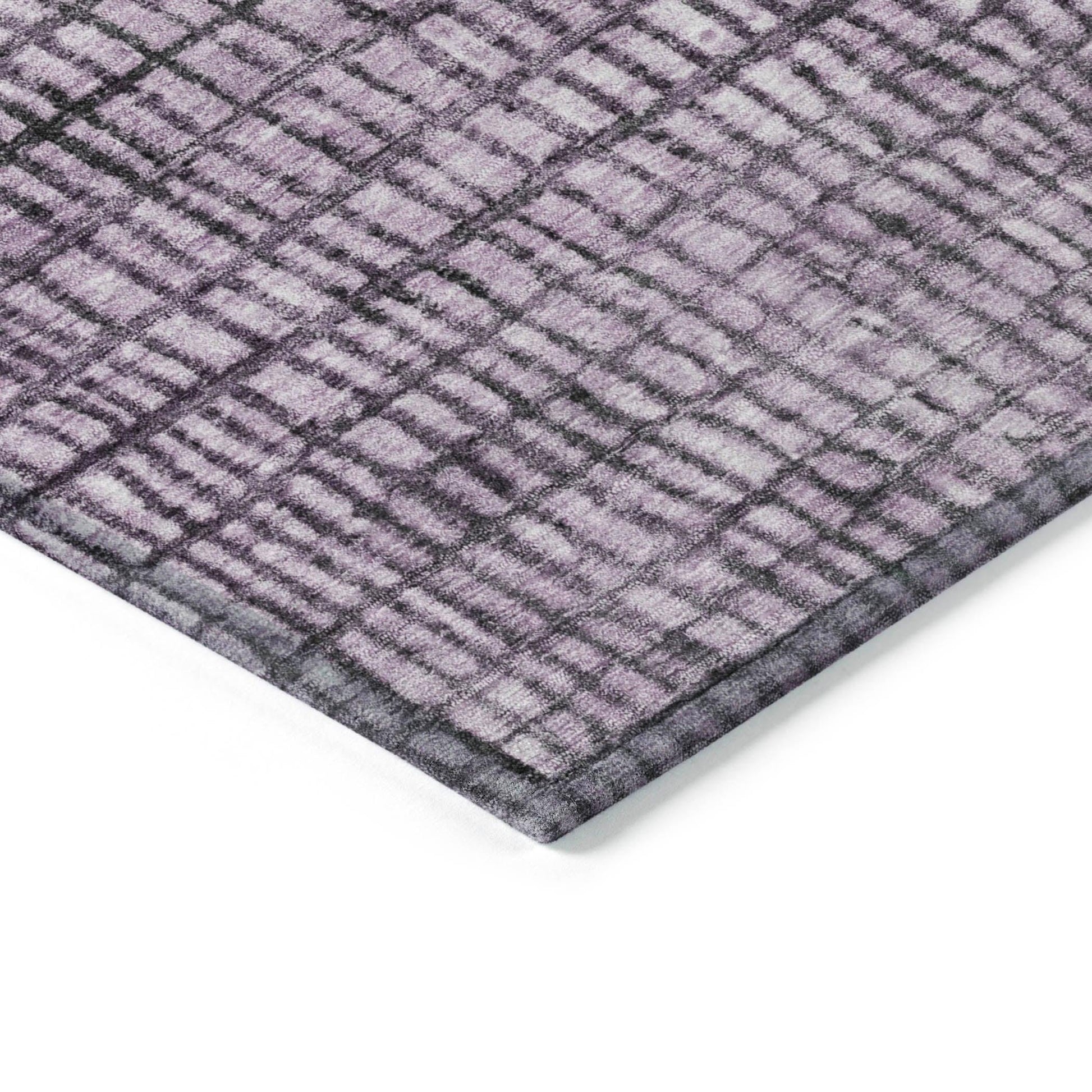 Addison Rugs Raeon Plum Washable Indoor-Outdoor Rug