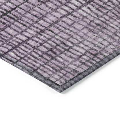 Addison Rugs Raeon Plum Washable Indoor-Outdoor Rug