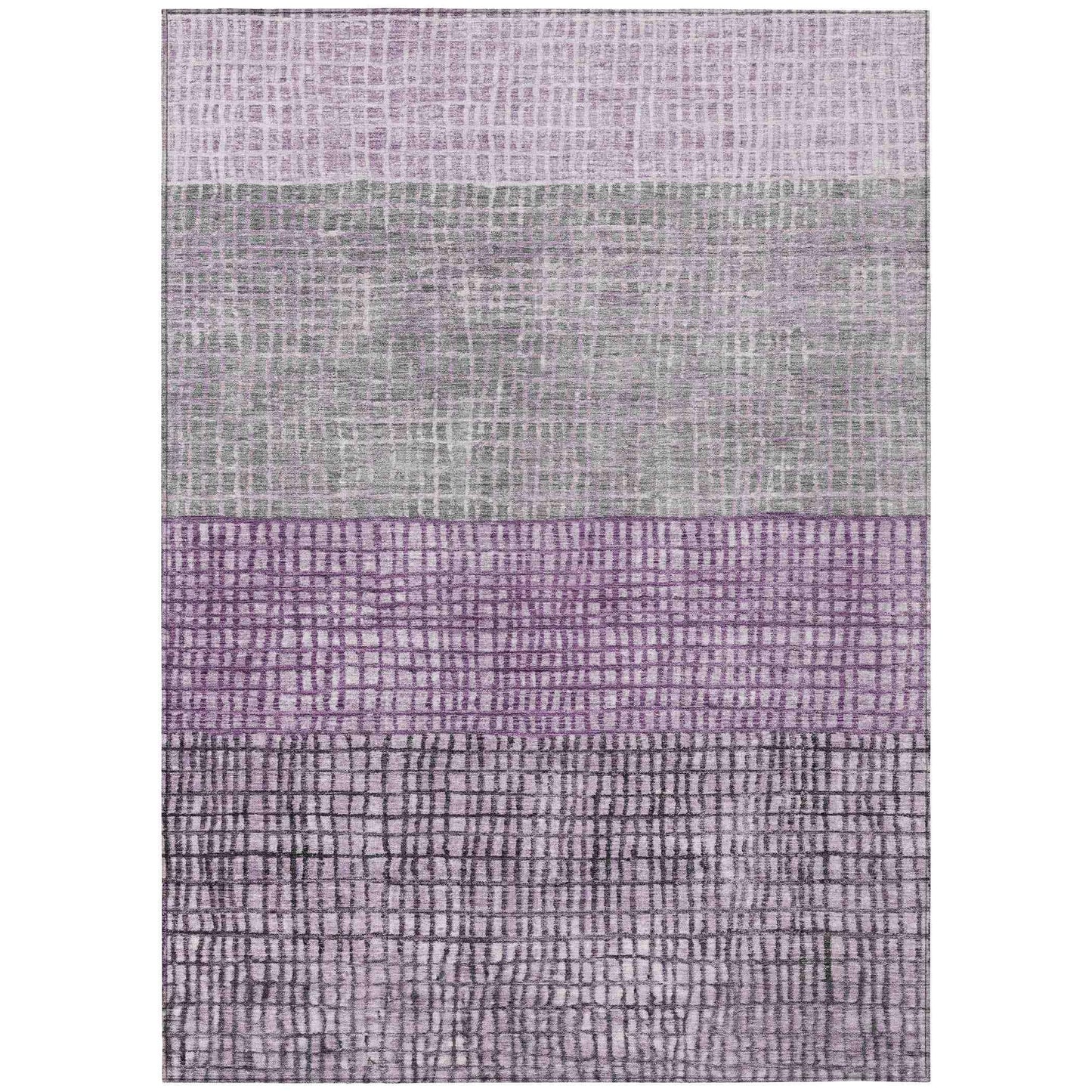 Addison Rugs Raeon Plum Washable Indoor-Outdoor Rug