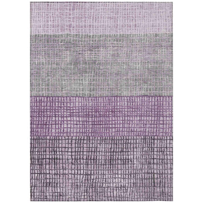 Addison Rugs Raeon Plum Washable Indoor-Outdoor Rug