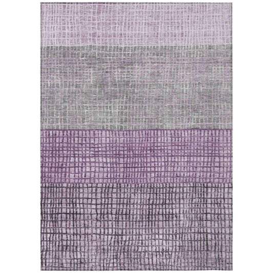 Addison Rugs Raeon Plum Washable Indoor-Outdoor Rug