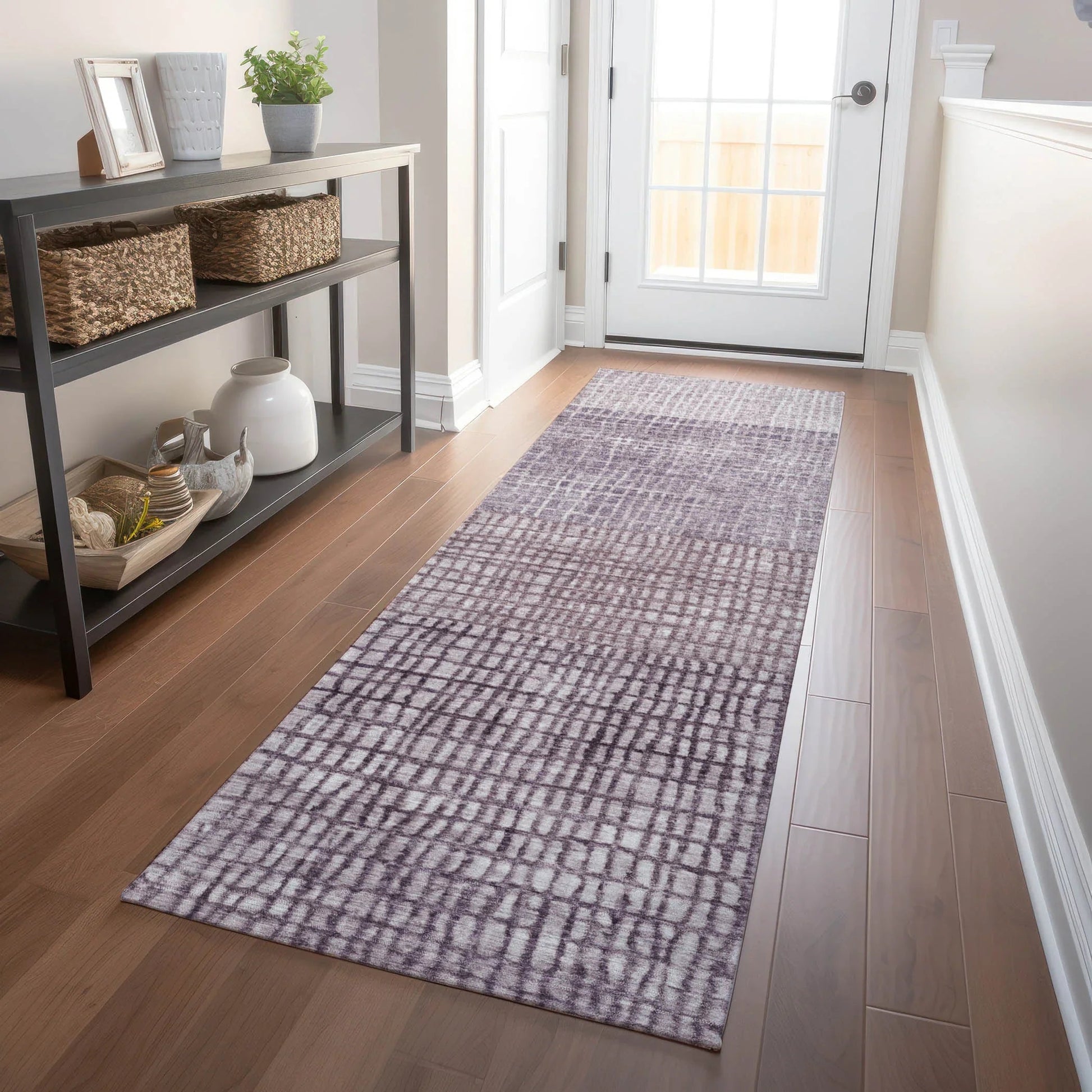 Addison Rugs Raeon Purple Washable Indoor-Outdoor Rug