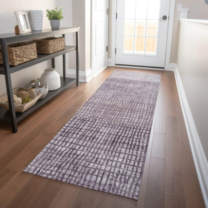 Addison Rugs Raeon Purple Washable Indoor-Outdoor Rug