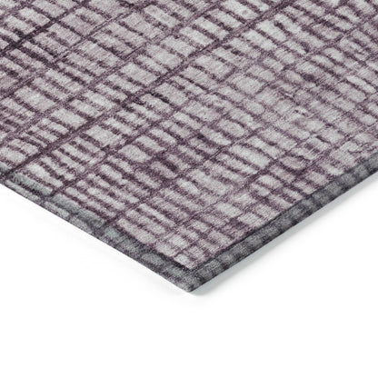 Addison Rugs Raeon Purple Washable Indoor-Outdoor Rug