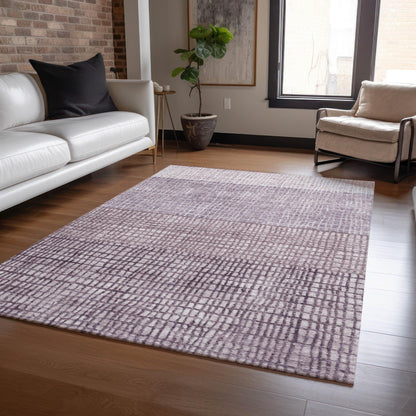 Addison Rugs Raeon Purple Washable Indoor-Outdoor Rug