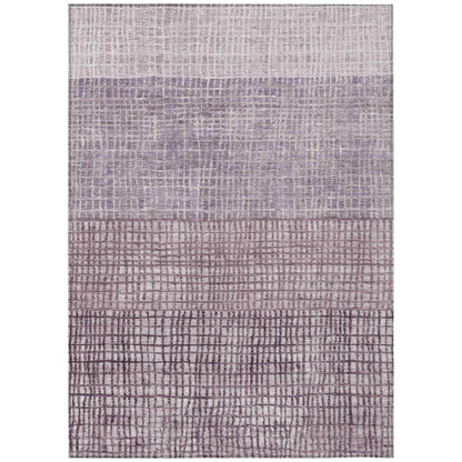 Addison Rugs Raeon Purple Washable Indoor-Outdoor Rug