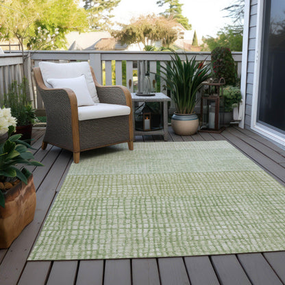 Addison Rugs Raeon Green Washable Indoor-Outdoor Rug