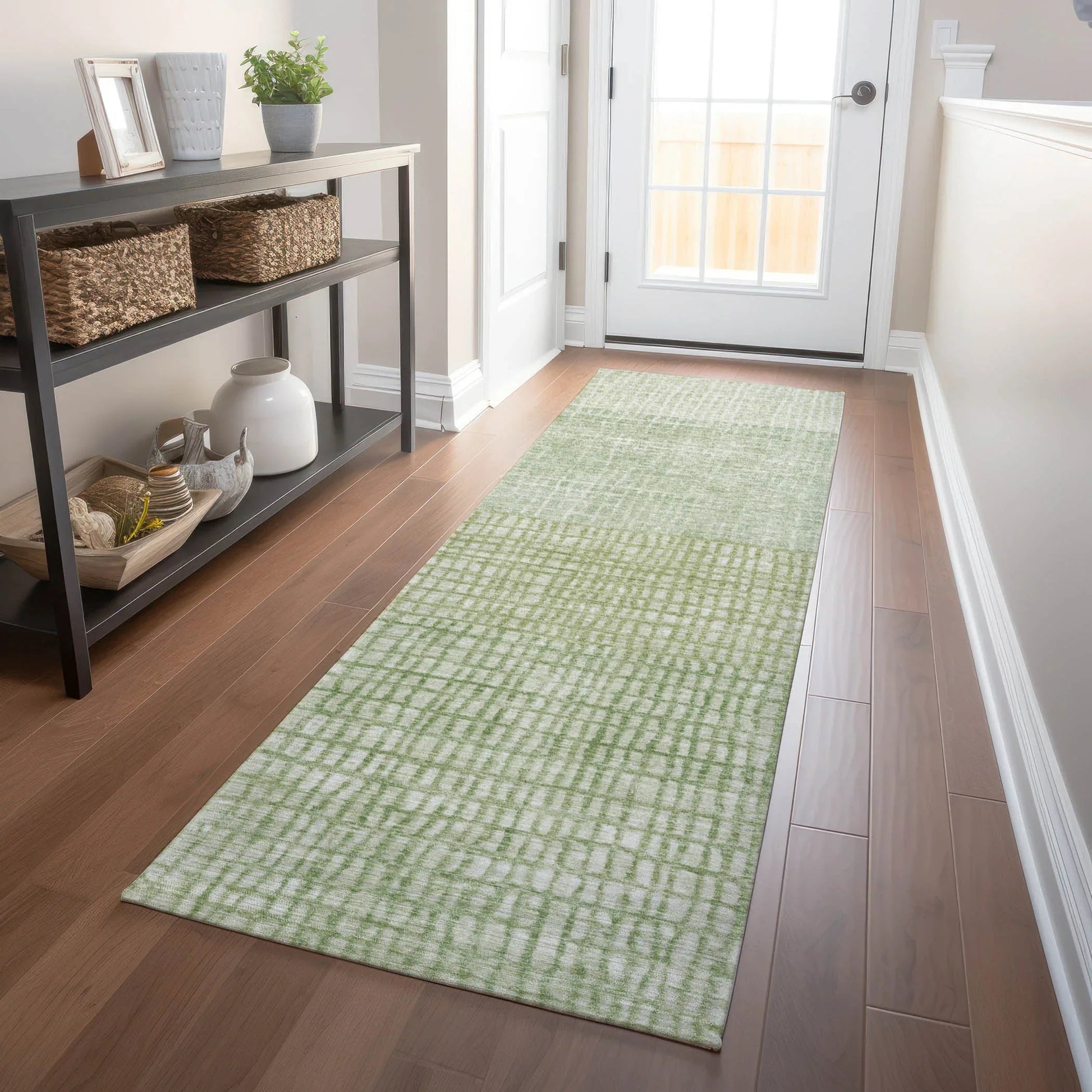 Addison Rugs Raeon Green Washable Indoor-Outdoor Rug