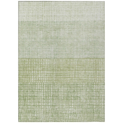 Addison Rugs Raeon Green Washable Indoor-Outdoor Rug