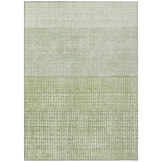 Addison Rugs Raeon Green Washable Indoor-Outdoor Rug