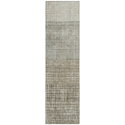 Addison Rugs Raeon Taupe Washable Indoor-Outdoor Rug