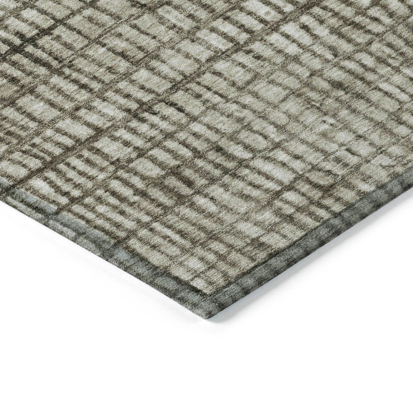 Addison Rugs Raeon Taupe Washable Indoor-Outdoor Rug