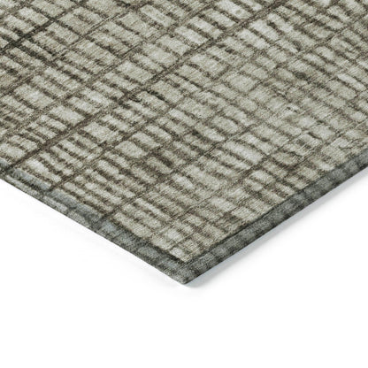 Addison Rugs Raeon Taupe Washable Indoor-Outdoor Rug