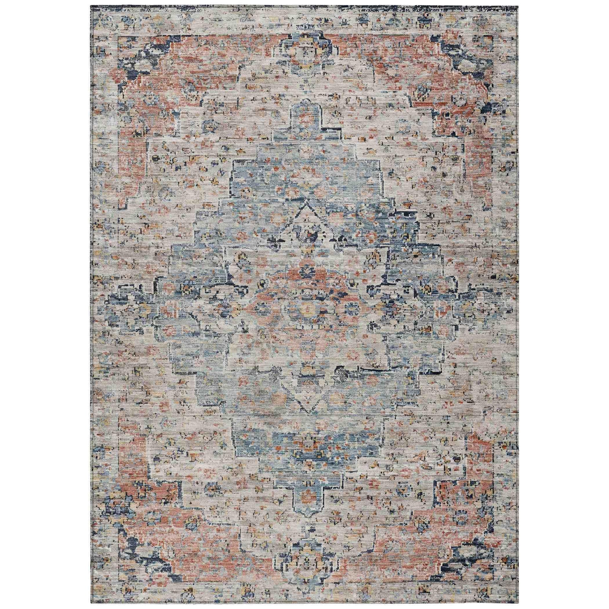 Addison Rugs Raeor Beige Washable Indoor-Outdoor Rug