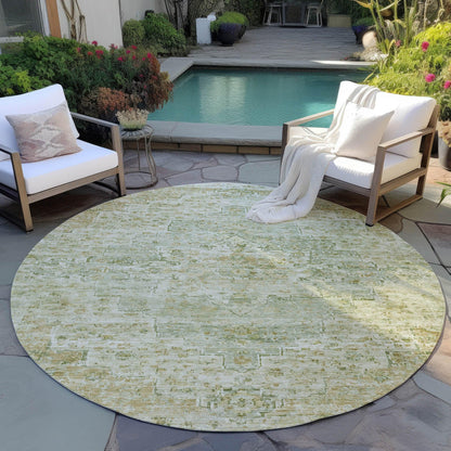 Addison Rugs Raeor Green Washable Indoor-Outdoor Rug