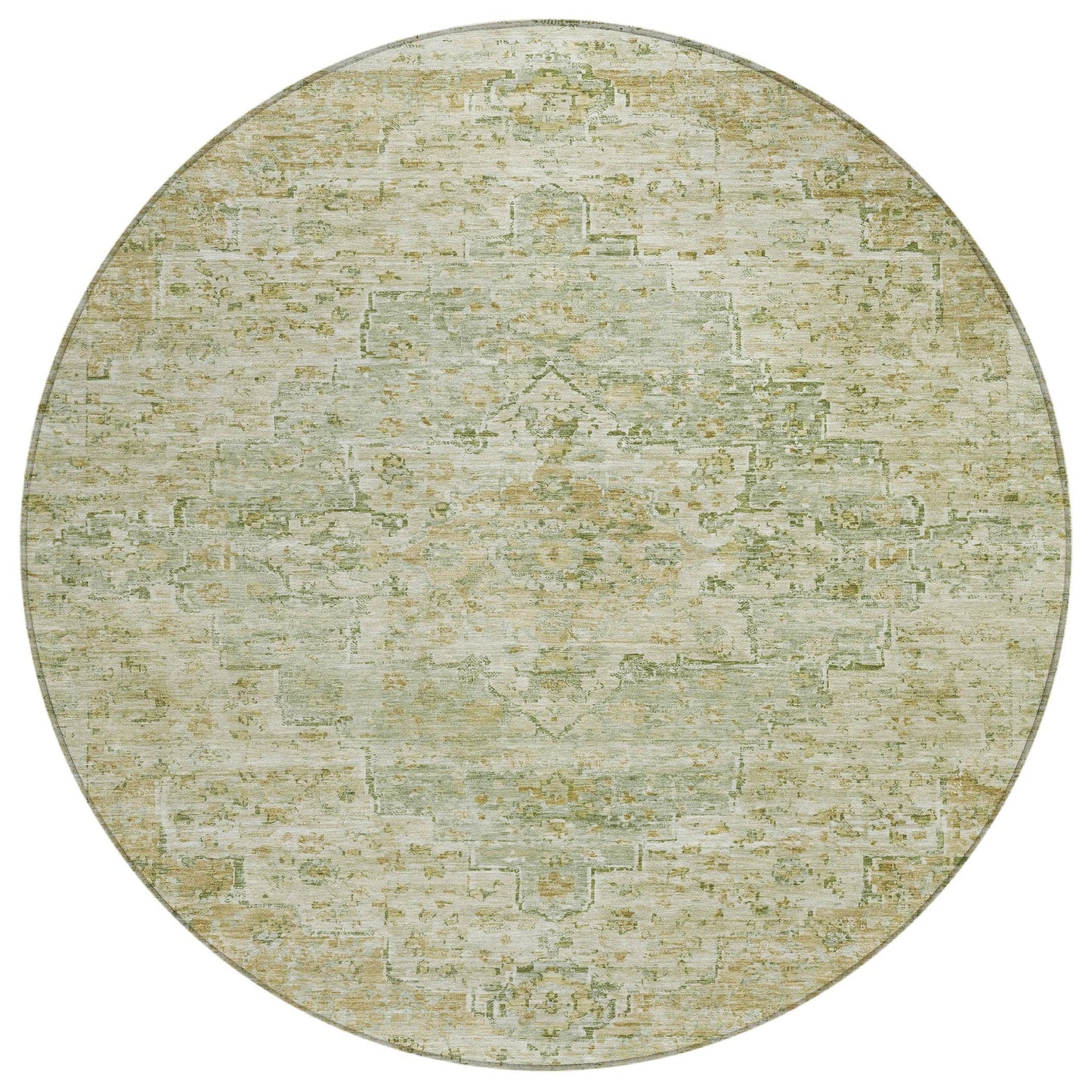 Addison Rugs Raeor Green Washable Indoor-Outdoor Rug
