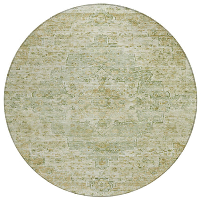 Addison Rugs Raeor Green Washable Indoor-Outdoor Rug