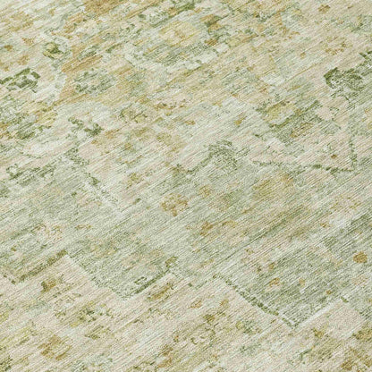 Addison Rugs Raeor Green Washable Indoor-Outdoor Rug