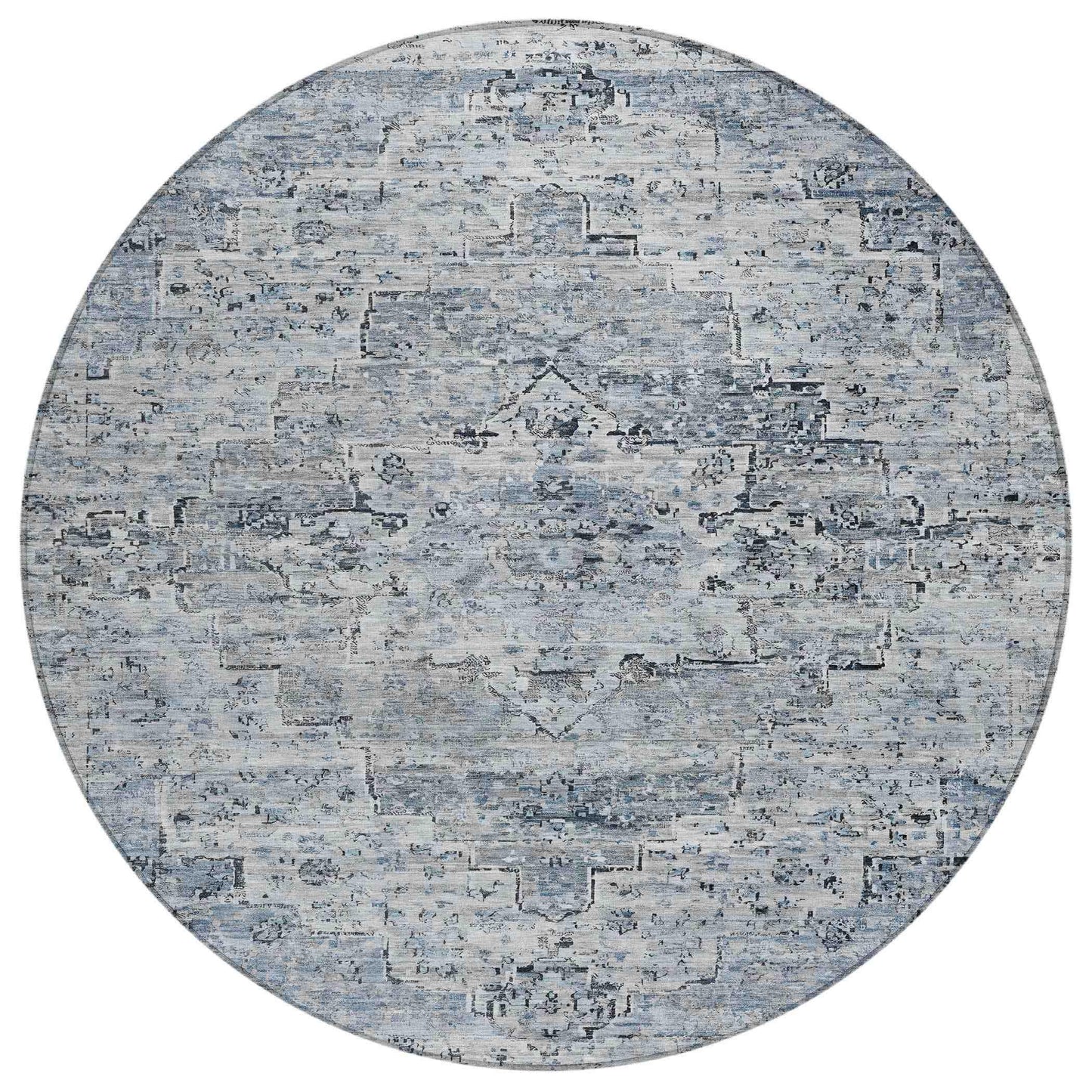Addison Rugs Raeor Blue Washable Indoor-Outdoor Rug