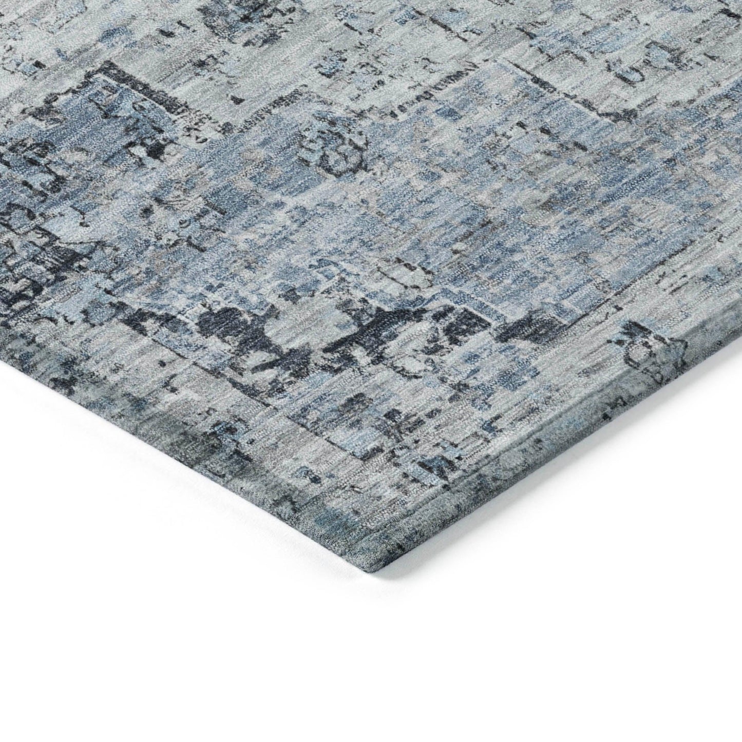 Addison Rugs Raeor Blue Washable Indoor-Outdoor Rug