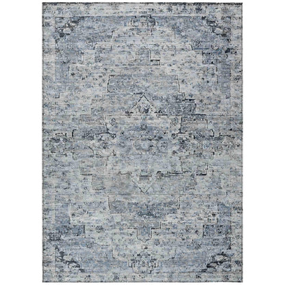 Addison Rugs Raeor Blue Washable Indoor-Outdoor Rug