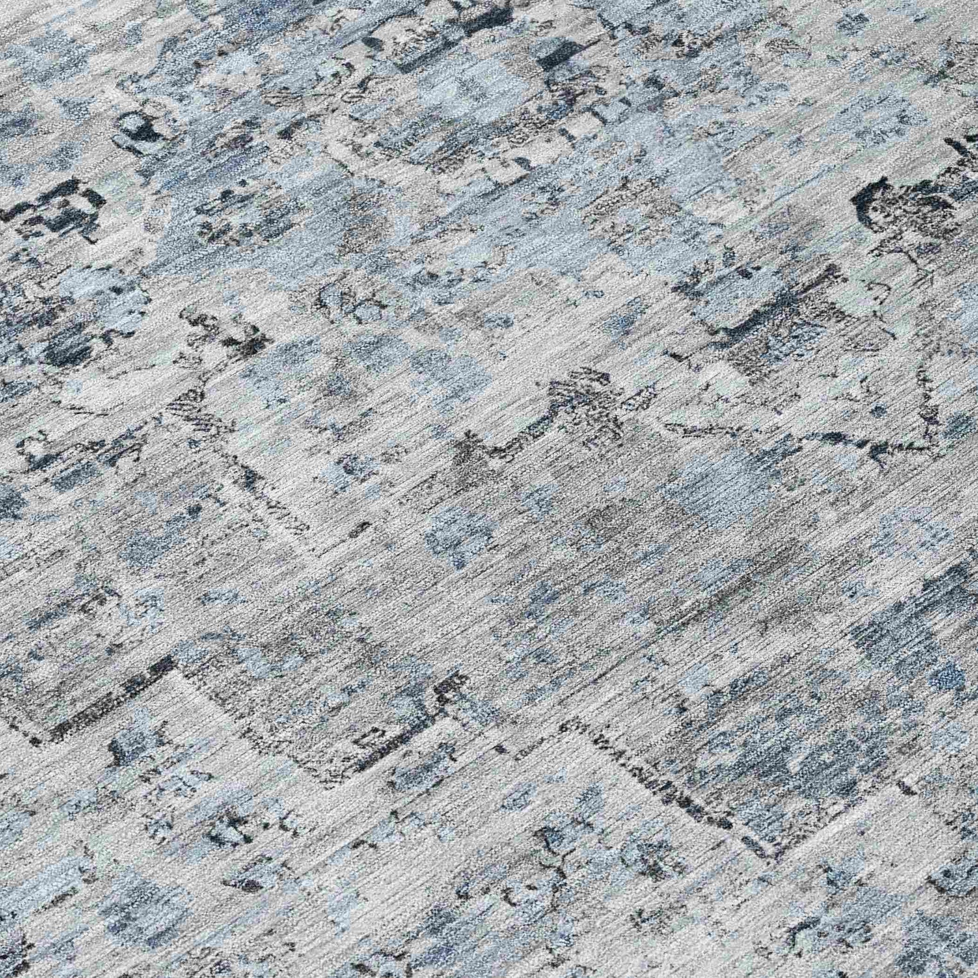 Addison Rugs Raeor Blue Washable Indoor-Outdoor Rug