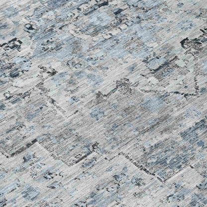 Addison Rugs Raeor Blue Washable Indoor-Outdoor Rug