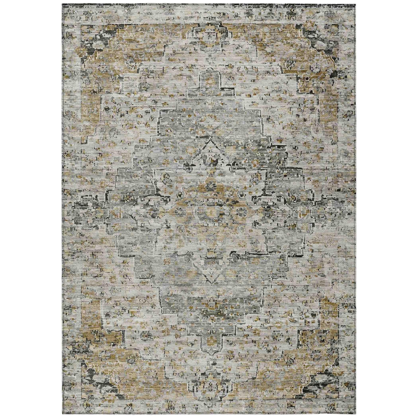 Addison Rugs Raeor Brown Washable Indoor-Outdoor Rug