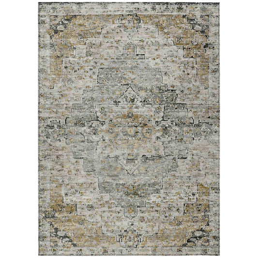 Addison Rugs Raeor Brown Washable Indoor-Outdoor Rug
