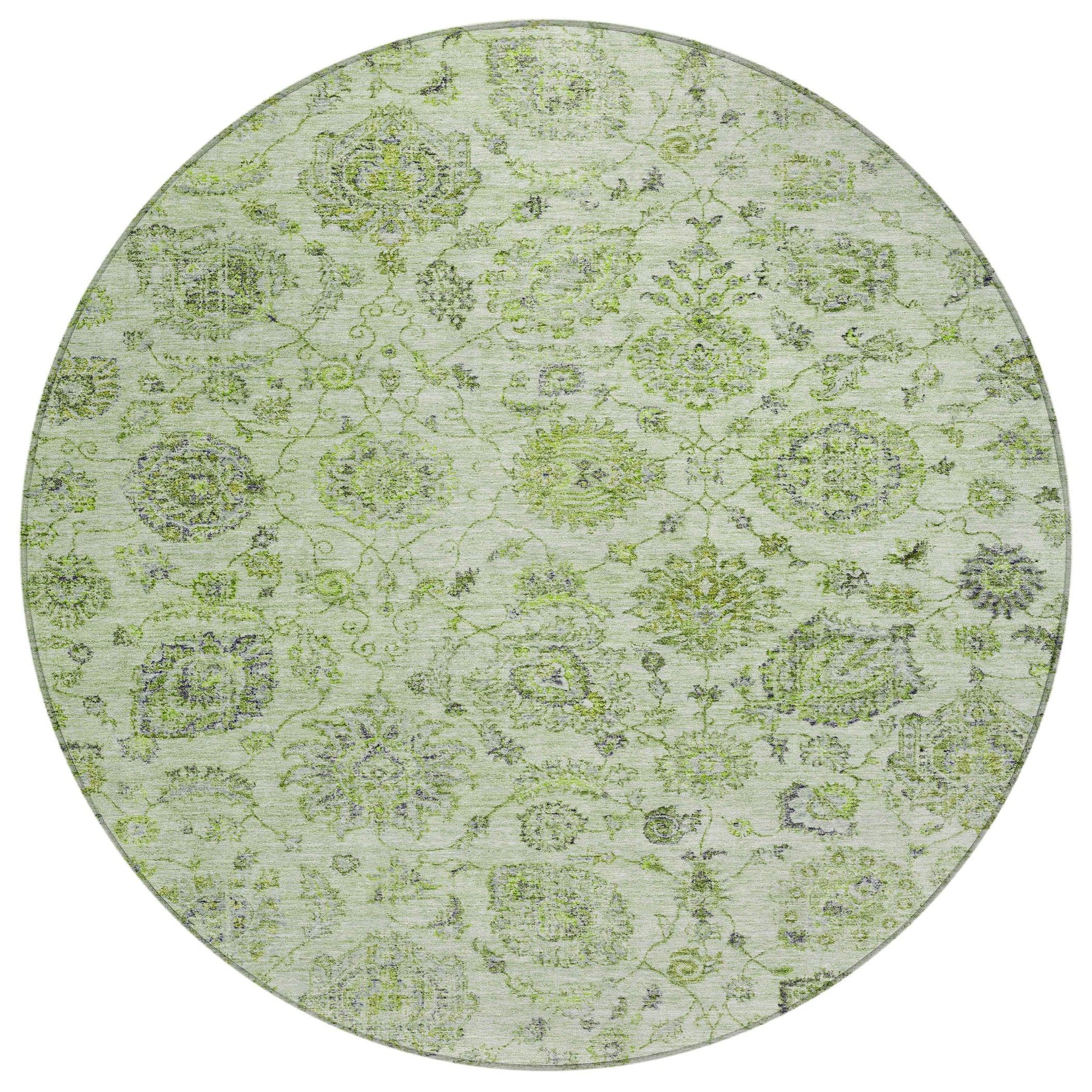 Addison Rugs Raeora Green Washable Indoor-Outdoor Rug