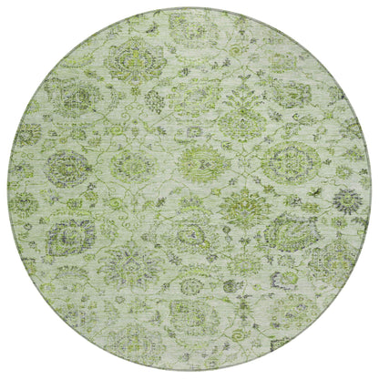 Addison Rugs Raeora Green Washable Indoor-Outdoor Rug