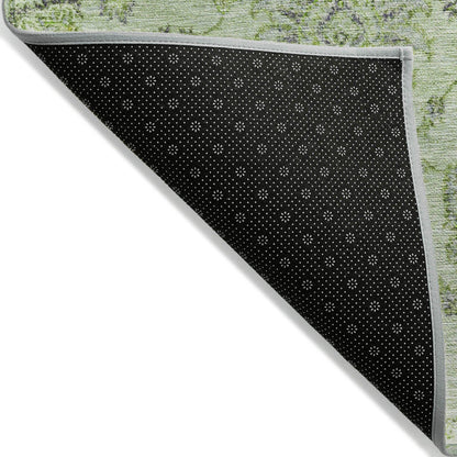 Addison Rugs Raeora Green Washable Indoor-Outdoor Rug