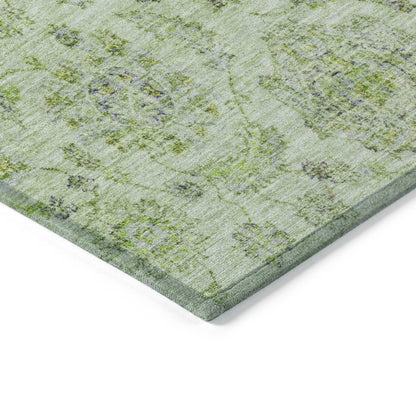 Addison Rugs Raeora Green Washable Indoor-Outdoor Rug