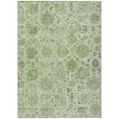 Addison Rugs Raeora Green Washable Indoor-Outdoor Rug