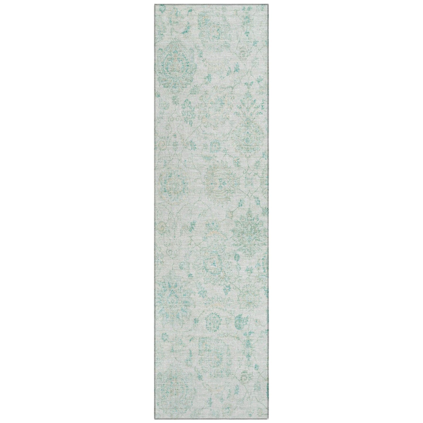 Addison Rugs Raeora Teal Washable Indoor-Outdoor Rug