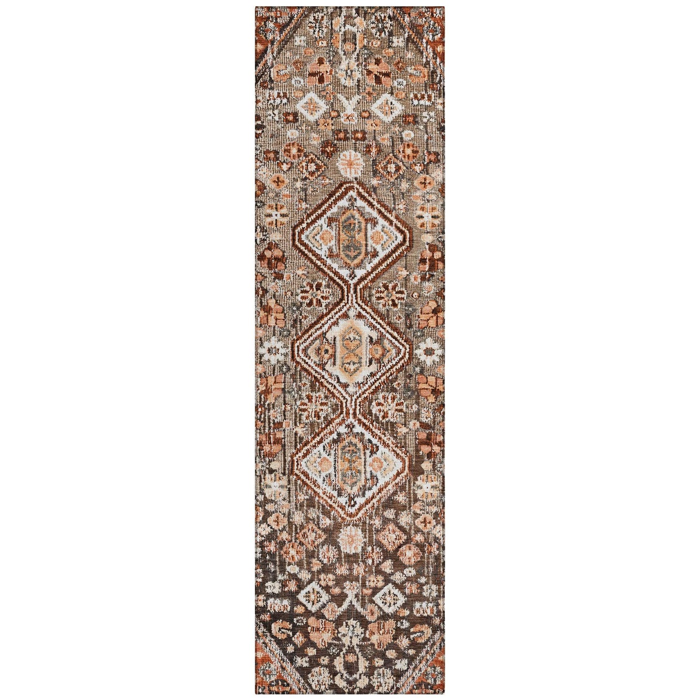 Addison Rugs Saelain Brown Washable Indoor-Outdoor Rug
