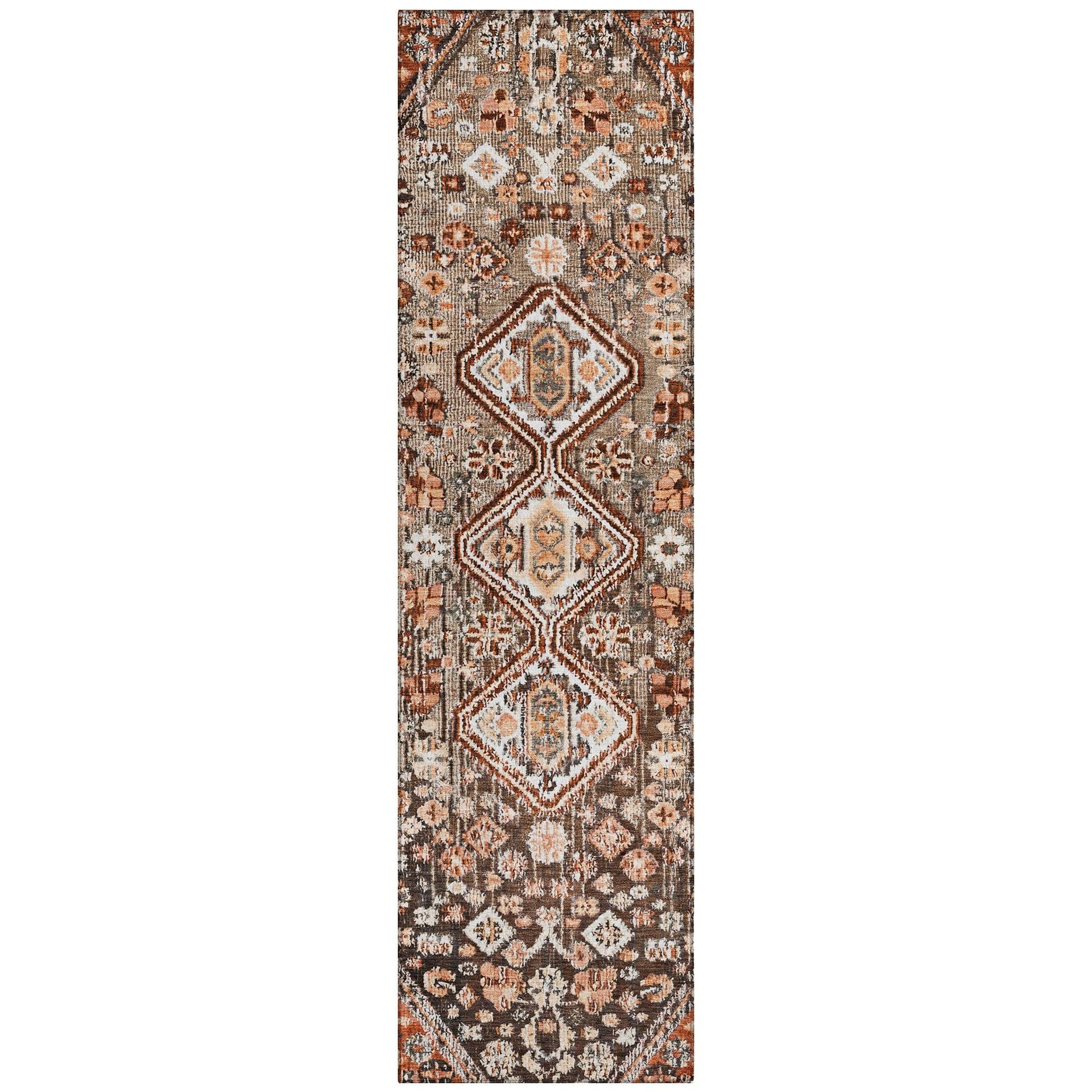Addison Rugs Saelain Brown Washable Indoor-Outdoor Rug