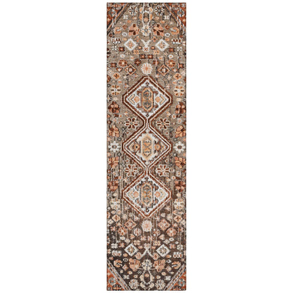 Addison Rugs Saelain Brown Washable Indoor-Outdoor Rug