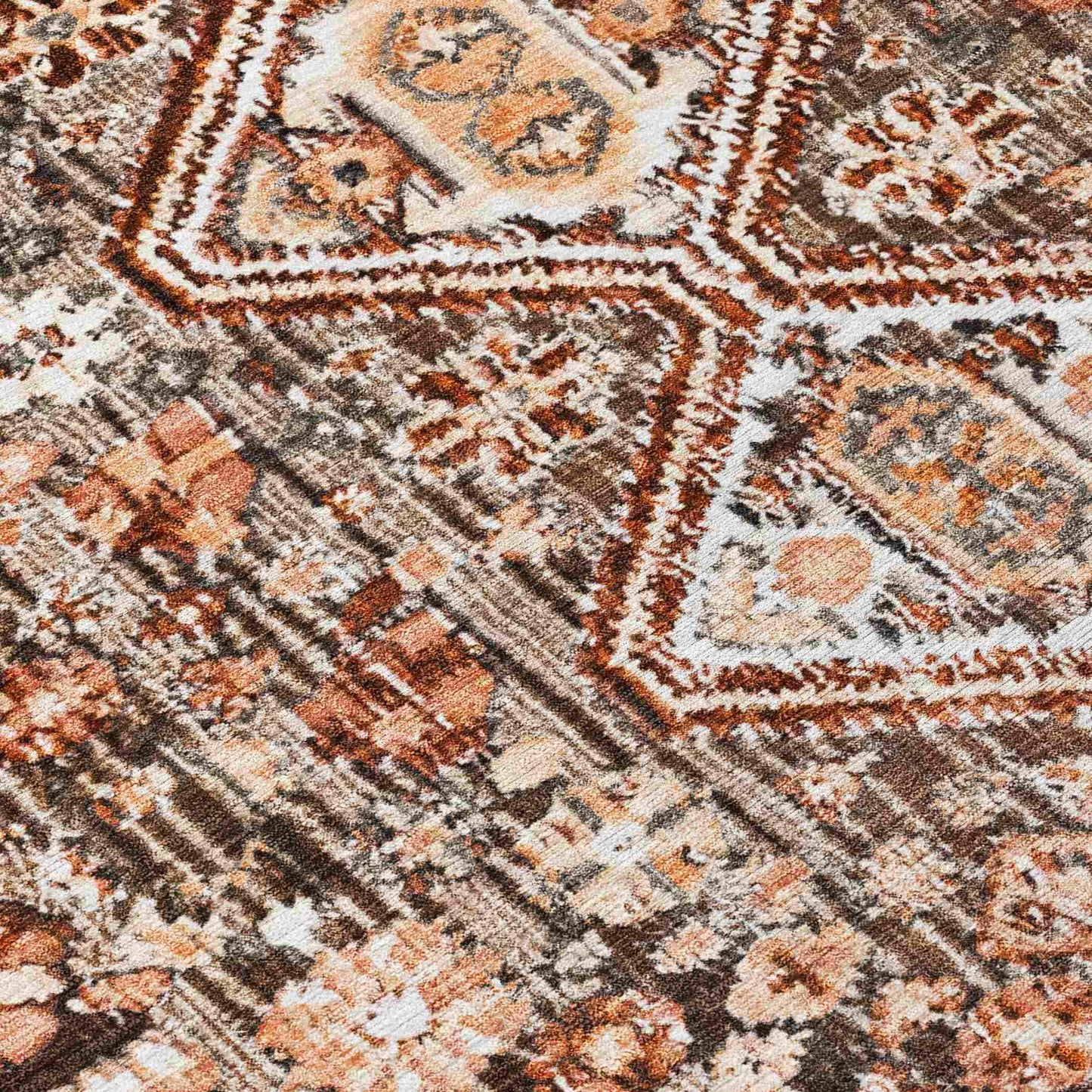 Addison Rugs Saelain Brown Washable Indoor-Outdoor Rug
