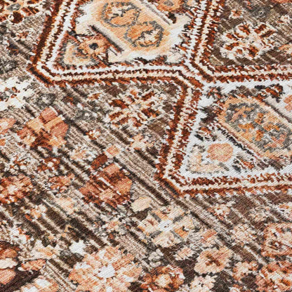 Addison Rugs Saelain Brown Washable Indoor-Outdoor Rug
