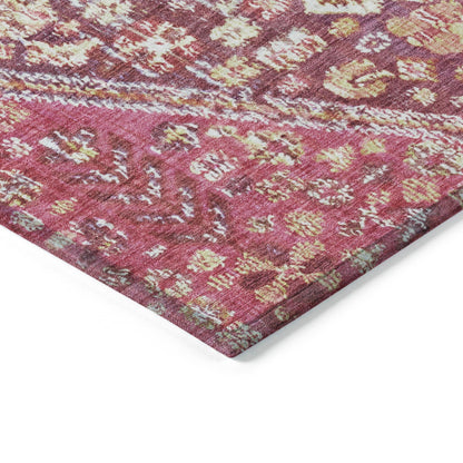 Addison Rugs Saelain Red Washable Indoor-Outdoor Rug