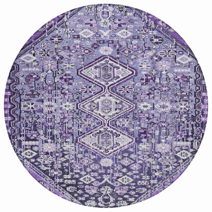 Addison Rugs Saelain Purple Washable Indoor-Outdoor Rug