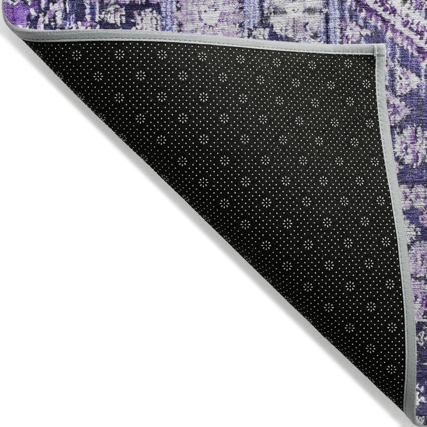 Addison Rugs Saelain Purple Washable Indoor-Outdoor Rug