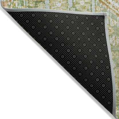 Addison Rugs Saelain Green Washable Indoor-Outdoor Rug